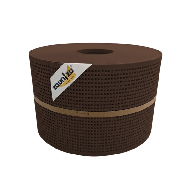 Zaunblende auf Rolle, perforiert