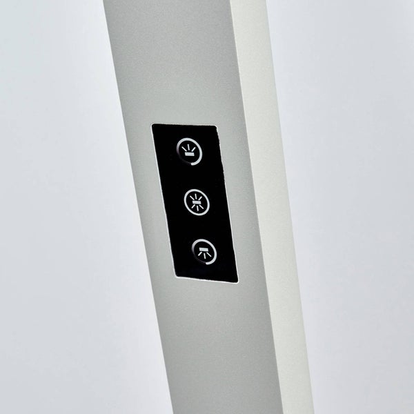 Arcchio LED Stehlampe / Bürostehleuchte dimmbar, mit Bewegungsmelder & Tageslichtsensor Uplight Downlight Büro 4000K