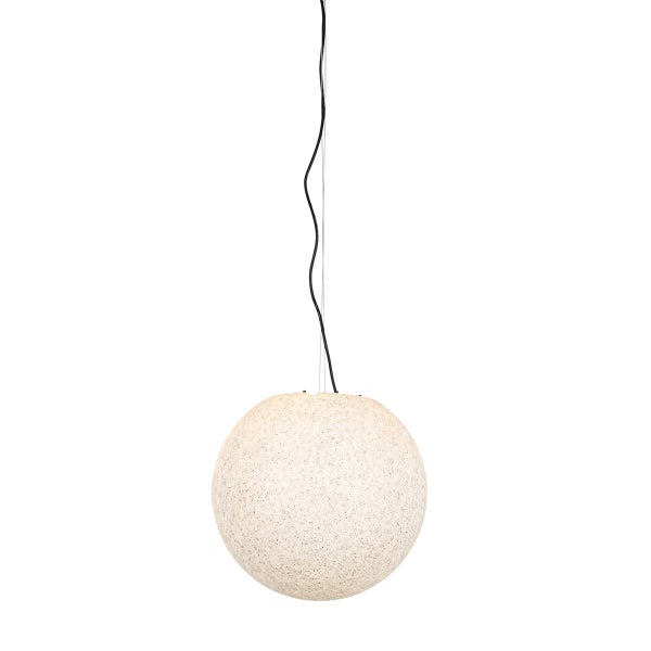 Moderne Außen-Hängeleuchte Grau 45 cm IP44 - Nura