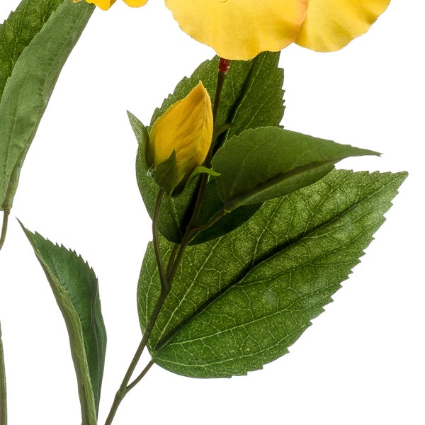 Künstliche Dieffenbachia mit gemusterten Blättern.