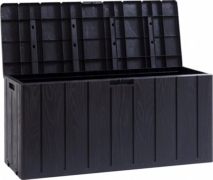 Ondis24 Helsinki Sitzbox Kissenbox Gartenbox anthrazit, Aufbewahrungsbox, Box