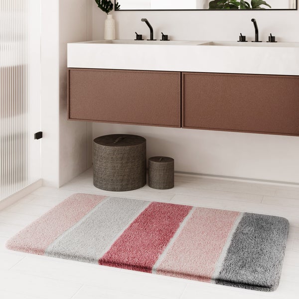 Badteppich Puder Rosa Rio Marina Homie Living 55x65 cm