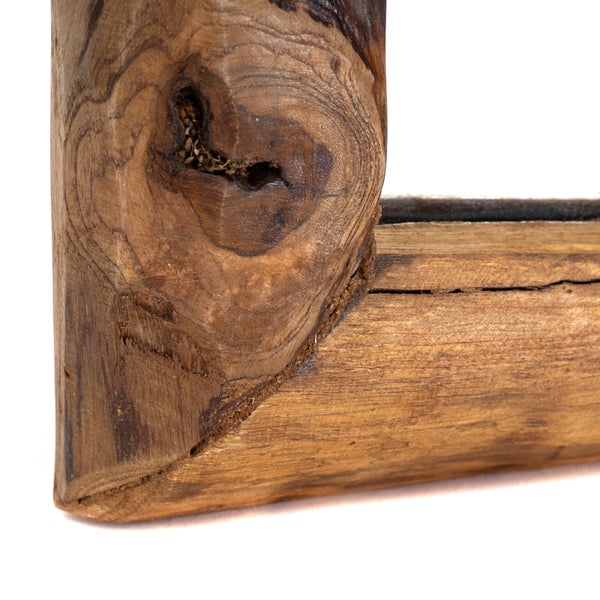 Wandspiegel Base C 25x20cm, Massivholz naturfarben