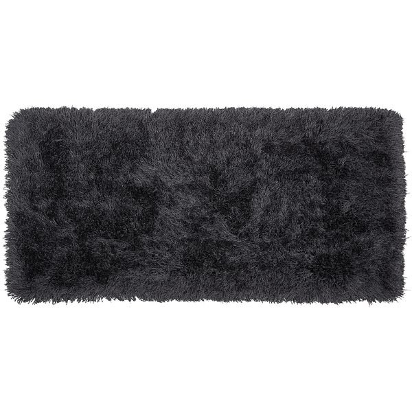 Zottelteppich CIDE Schwarz 80 x 150 cm