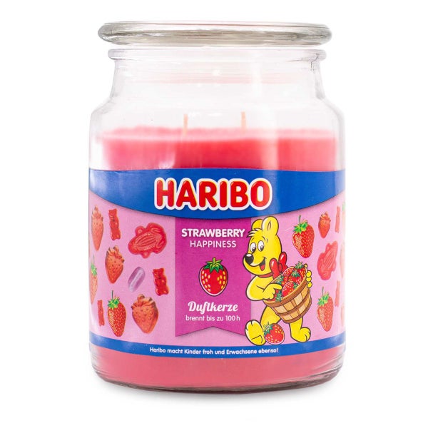 Erdbeer-Glückskerze (510g) - Haribo