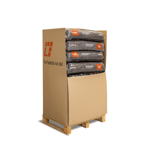 Galamio Rindenmulch Pinie Mix Fein 60l x 13 Sack 780l Palette