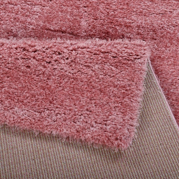 Home Deluxe Hochflorteppich SOFI - Altrosa,  150 x 80 cm
