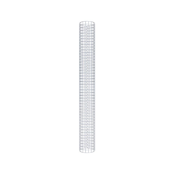 Gabionensäule Durchmesser 27 cm MW 5 x 5 cm rund - Höhe: 230 cm