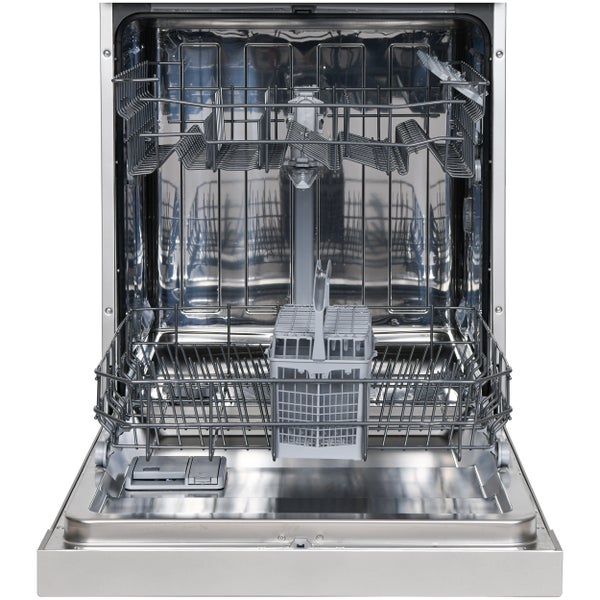 Telefunken Geschirrspüler Unterbau 60 cm Spülmaschine Silber 12 Maßgedecke 6 Programme AquaStop 45 dB GEU6012DI