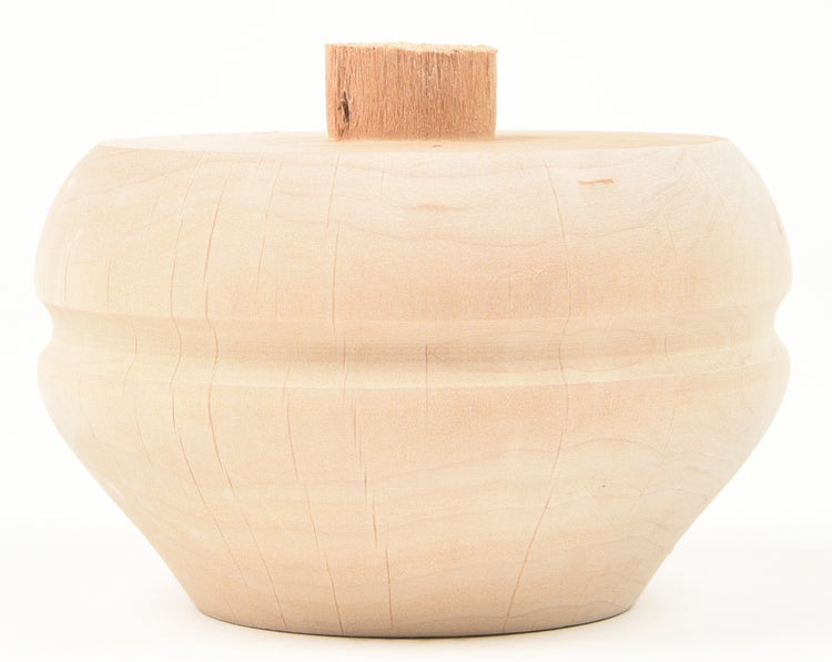 Holzmöbelfuß unbehandelt