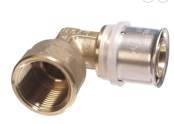 Pressfitting Winkel mit Innengewinde