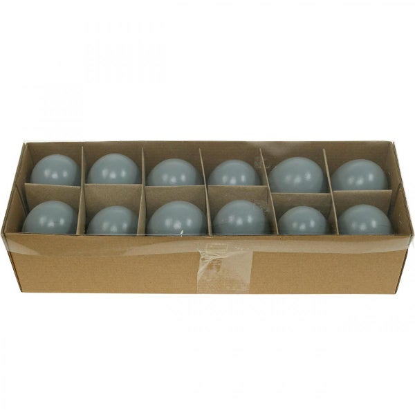 Dekoeier im Karton, 12 Stück
