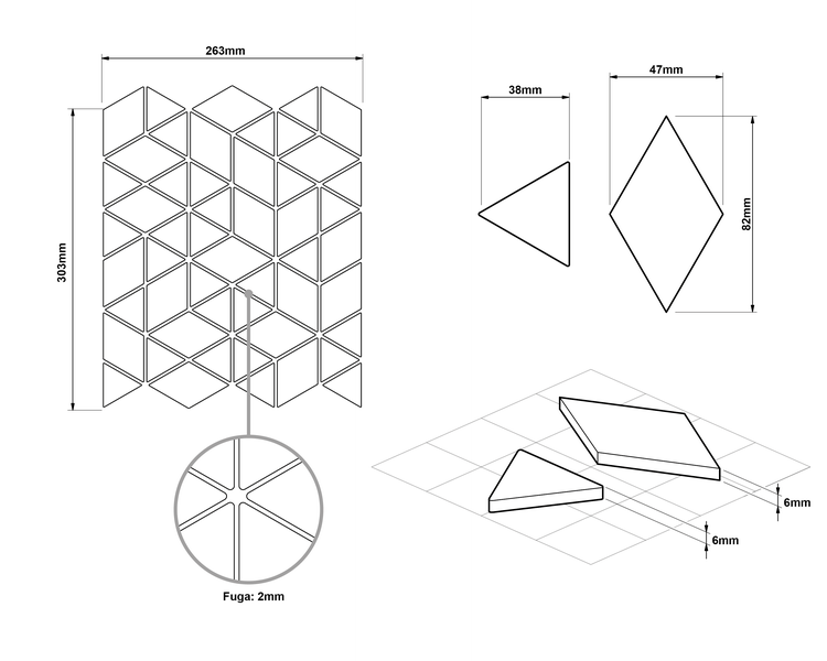 Teppich mit abstraktem Muster für den Innenbereich