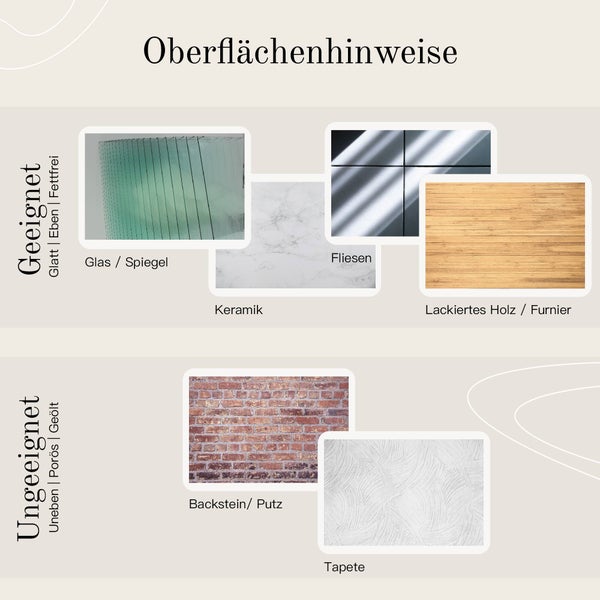 Designfabrik Hamburg Klebehaken ohne Bohren  |  4 Selbstklebende Haken | Wandhaken Chrom