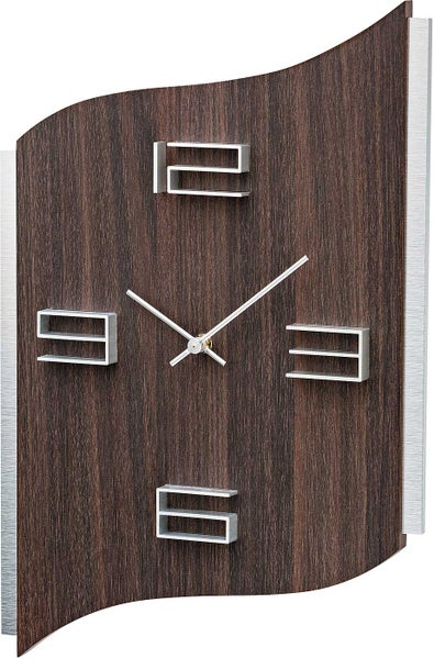 AMS 9612 Wanduhr modern 27 x 40 x 4 cm