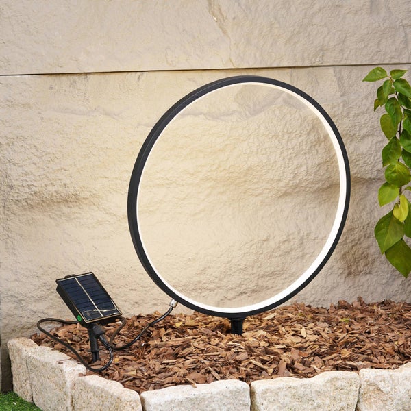 Lindby LED Syrene (Modern) in Schwarz aus Aluminium (1 flammig, )