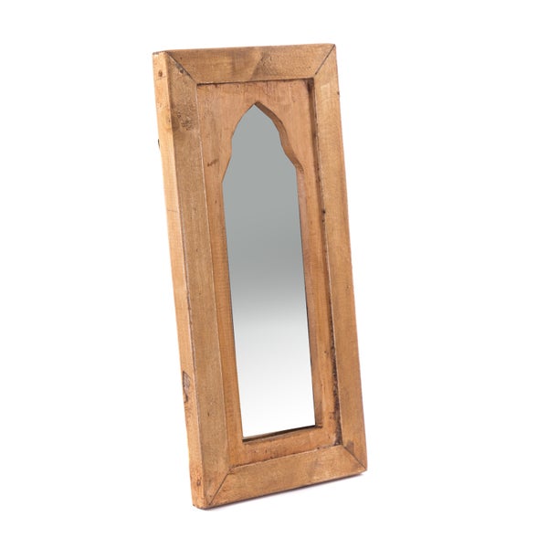 Wandspiegel Tara 50x24 cm Massivholz naturfarben