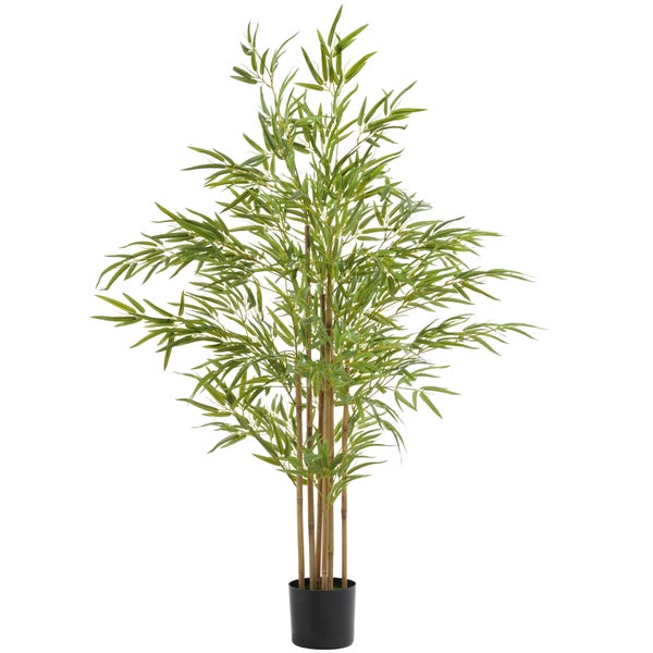 Künstlicher Bambusbaum in einem Topf