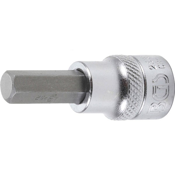 BGS Bit-Einsatz Antrieb Innenvierkant 10 mm (3/8) Innensechskant 8 mm - 2581
