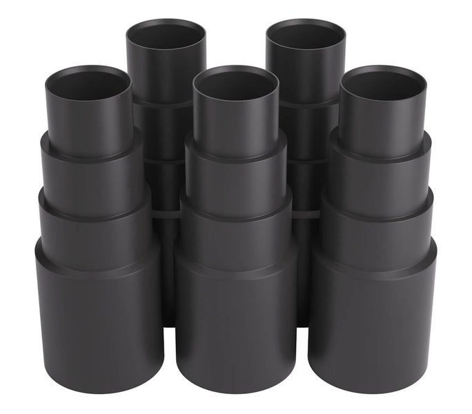 Set aus sechs Staubsaugeradaptern