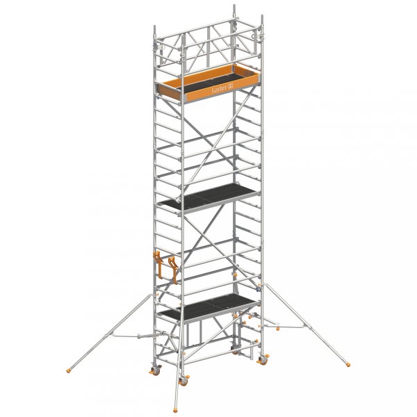 Layher Schalungsbühne mit Sicherheitsaufbau P2 7,15m AH