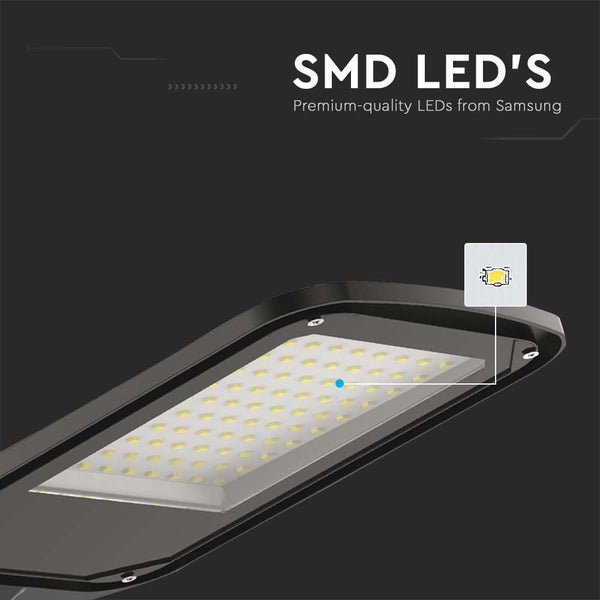 V-TAC VT-15110ST - LED-Straßenleuchten - Schlanke Straßenleuchten - IP65 - 100 Watt - 8700 Lumen -