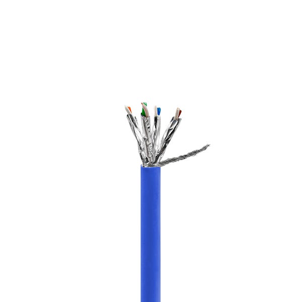 ProfiPatch Netzwerkkabel Cat8 S/FTP RJ45 LAN Kabel LSZH Premium Ethernet Patchkabel 40GB 2000MHz blau 3m Switch Router Gaming Patchpanel