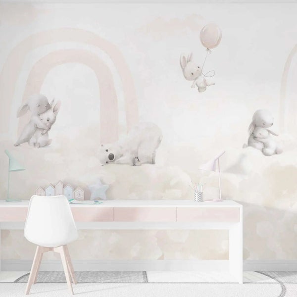 Kindertapete Wolken­traum 150 x 250 cm