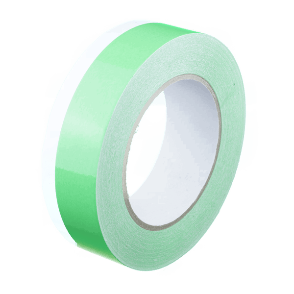 Eine Rolle fluoreszierendes Klebeband