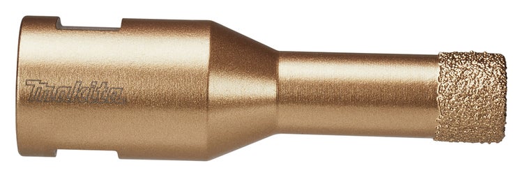 Makita Diamant-Trockenbohrkrone mit M14-Gewinde und diamantbesetzter Spitze.