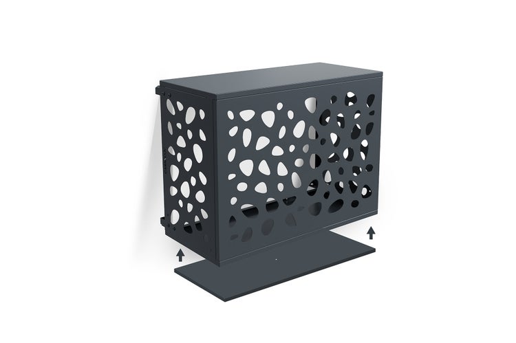 Außenhülle für Klimaanlage mit abstraktem Muster