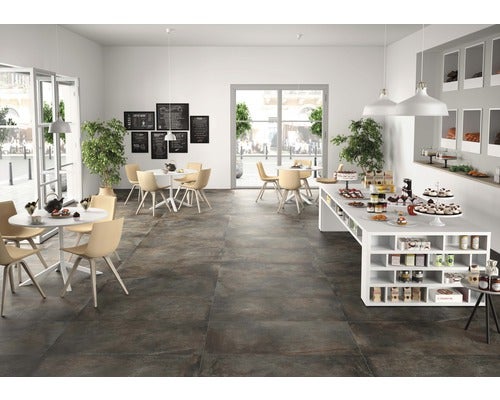 Feinsteinzeug Wand- und Bodenfliese Jasper Iron 60x120cm rektifiziert