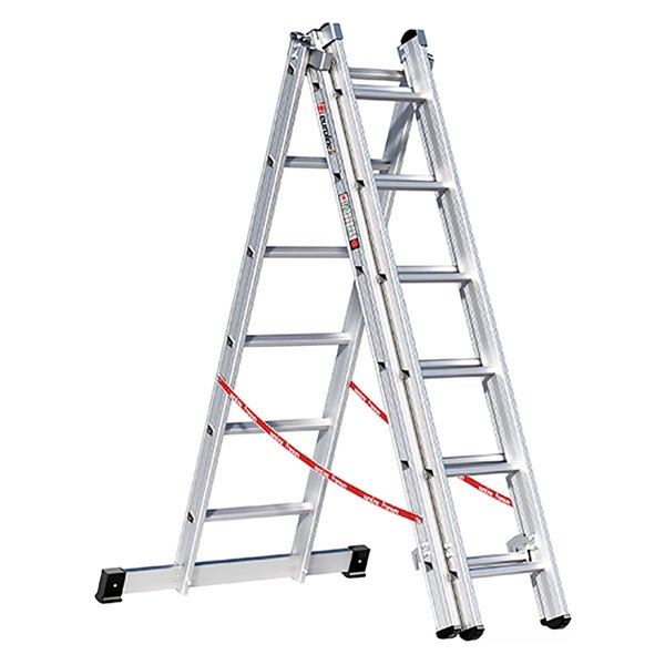 Aluminium Mehrzweckleiter mit mehreren Sprossen