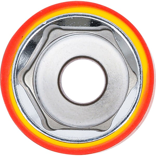 BGS VDE-Steckschlüssel-Einsatz Sechskant Antrieb Innenvierkant 12,5 mm (1/2) SW 27 mm - 72077