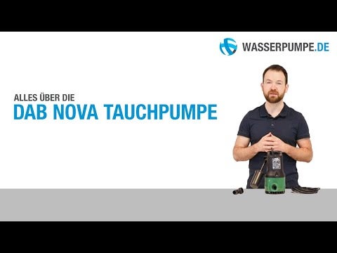 Informationen zur DAB Nova Tauchpumpe mit Mann
