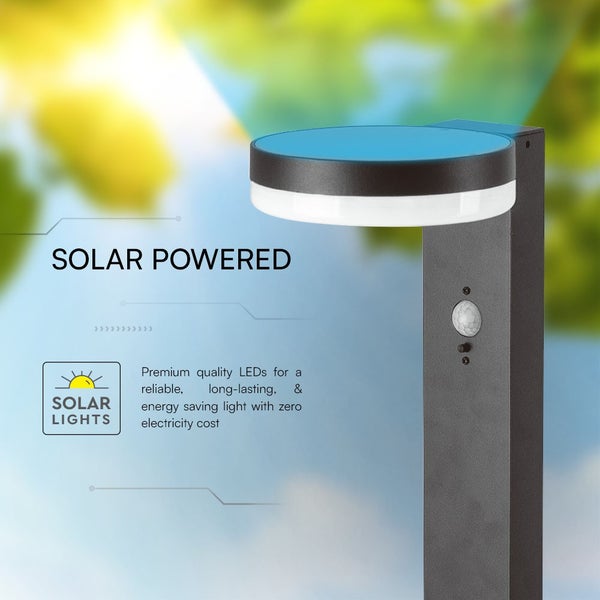 V-TAC VT-1168 - Solarleuchten - Solar Pollerleuchten - IP54 - 5,5 Watt - 220 Lumen - 3000 K