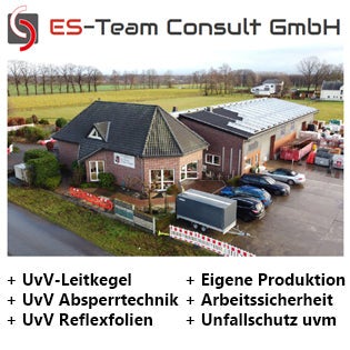 Schwarze Premium flexible überfahrbare Absperrpfosten Absperrpoller 100cm reflektierend / ohne Folie / 1 Stück