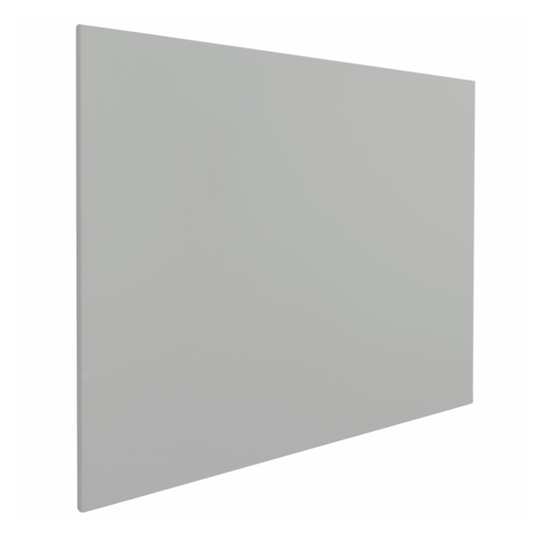 Whiteboard ohne Rand - 80x110 cm - Grau - Magnettafel