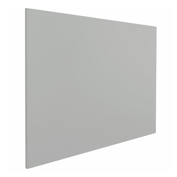 Whiteboard ohne Rand - 60x90 cm - Grau - Magnettafel