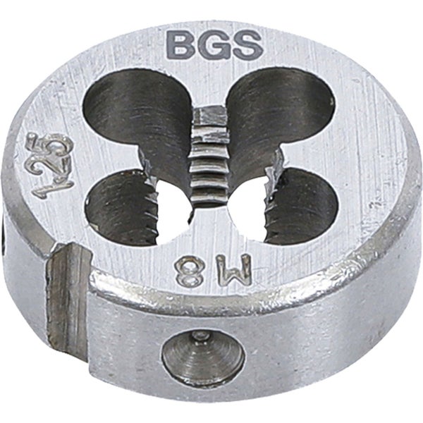 BGS Gewindeschneideisen M8 x 1,25 x 25 mm - 1900-M8X1.25-S