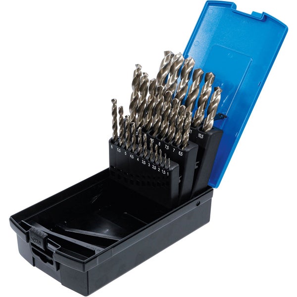 BGS HSS-Spiralbohrer-Satz Ø 1 - 13 mm 25tlg. - 110