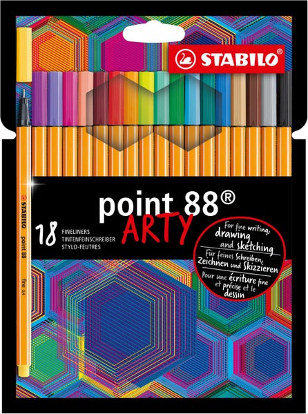 STABILO Fineliner point 88 ARTY 18er Set