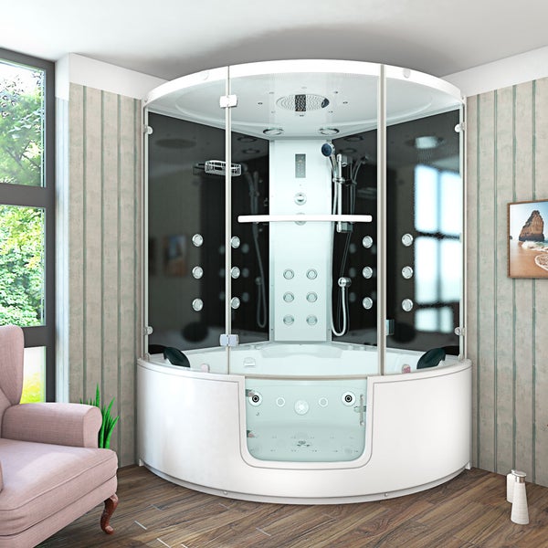 Dampfdusche Whirlpool Duschkabine K60-SW-EH-SC