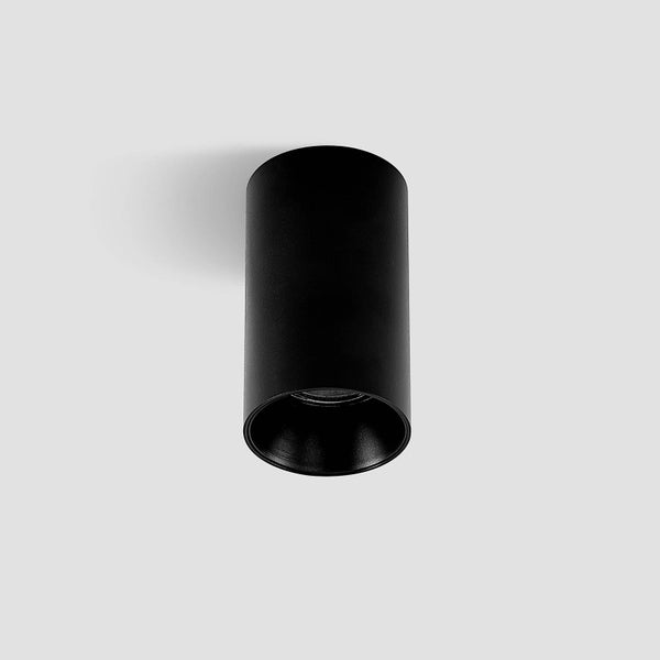 Schwarze Deckenaufbauleuchte