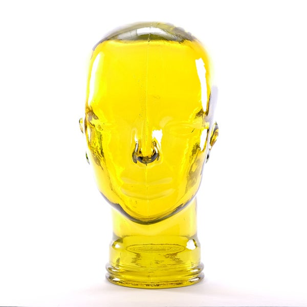 Kopfhörerständer MICK Glas transparent gelb
