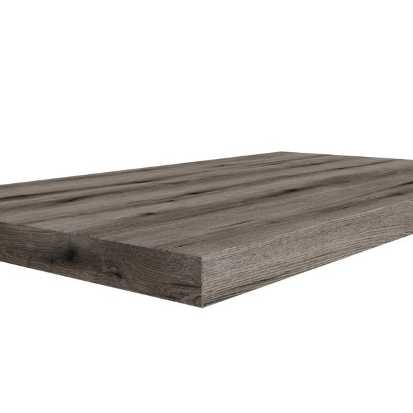 Ablage für Aufsatzwaschbecken in Holzoptik Eiche dunkel - 80cm