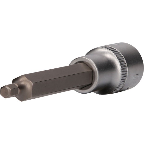 BRILLIANT TOOLS 1/2 Innensechskant Bit-Stecknuss 100 mm lang 5 mm - BT022870