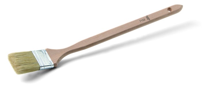 Flachpinsel mit Holzgriff