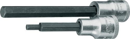 Gedore Steckschlüsseleinsatz IN 19 1/2″ Innen-6-kant SW 6 mm L 90 mm - 6157300
