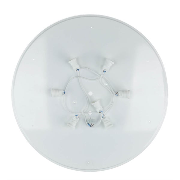 Deckenleuchte von unten mit Fassungen